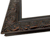 Bella French Ornate Embossed Wood Picture Frame Antique Bronze - West Frames